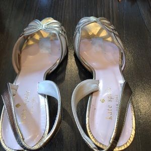 Kate Spade Sarita Nude Screen Mesh Heels